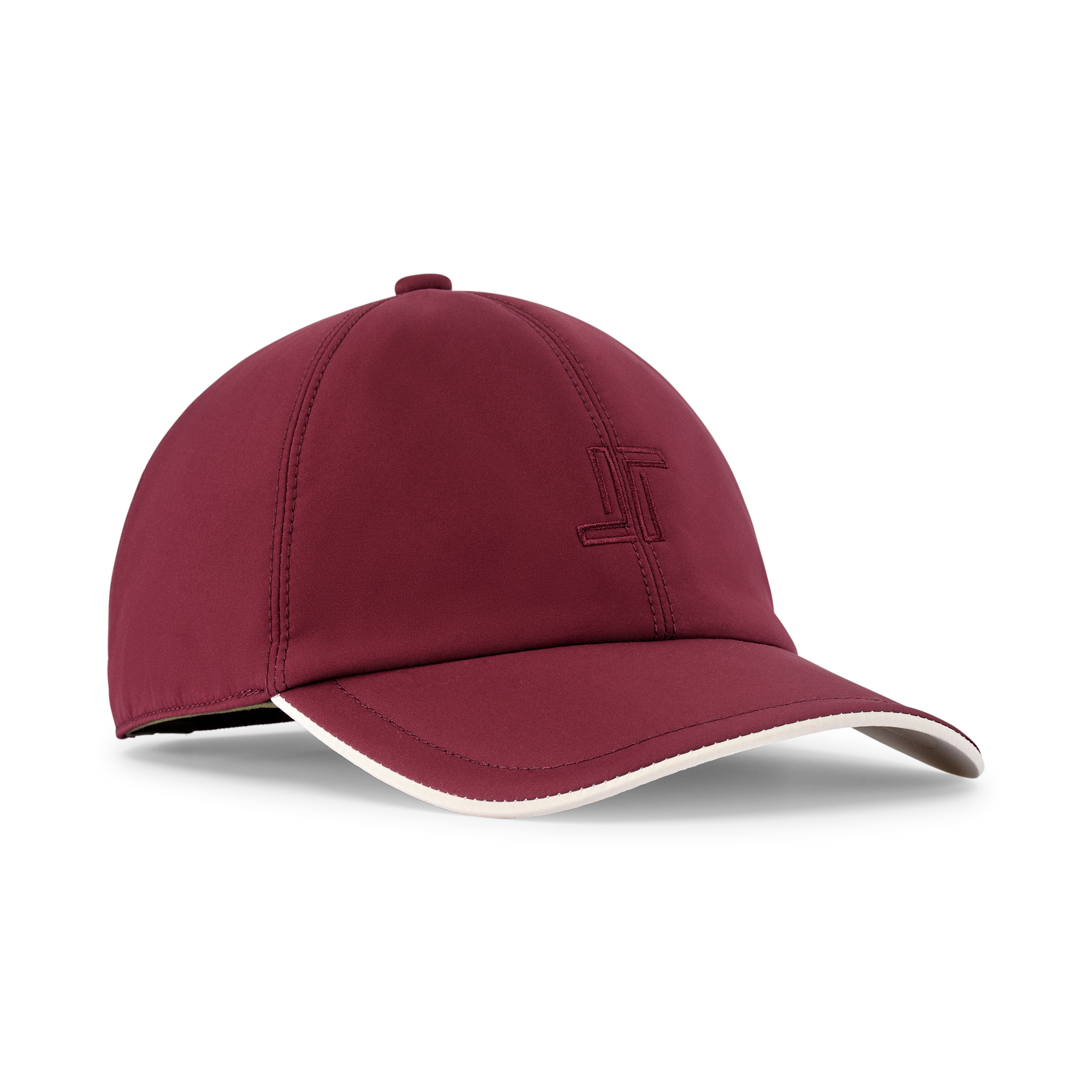 Luxaloo Two Tone Tornado Baseball Cap - Bordeaux